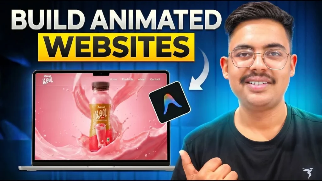 Build an animated website with AI - Darsh Jain