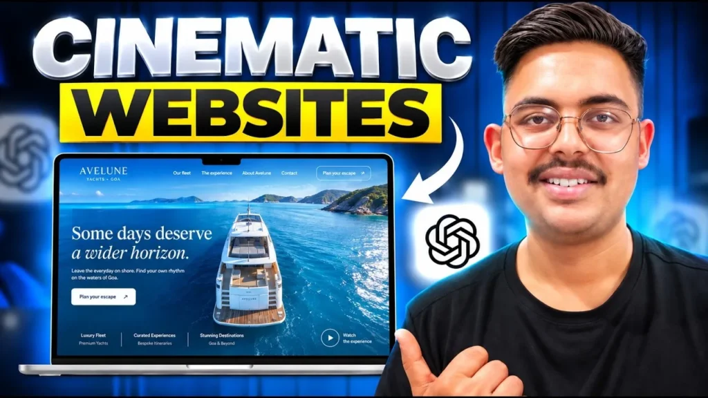 Build Cinematic Websites with AI - Darsh Jain